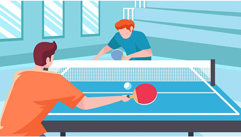 table tennis animation