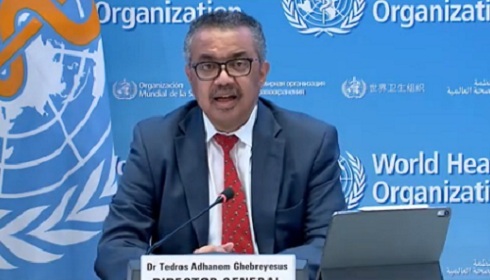 WHO Director-General Dr. Tedros Adhanom Ghebreyesus 