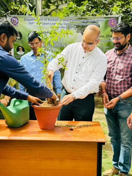 University of Delhi's School of Open Learning Leads Environmental ...