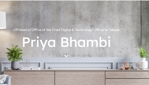 A grab of Priya Bhambri's website on June 10, 2024