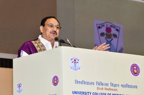 Nadda Emphasises Compassion and Dedication at UCMS Convocation