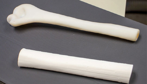 3-D printed Bones (Image Courtesy Dr. Robert Weinschenk, UTSW)