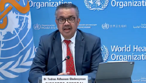 WHO Director General Dr. Tedros Adhanom Ghebreyesus (File Photo)