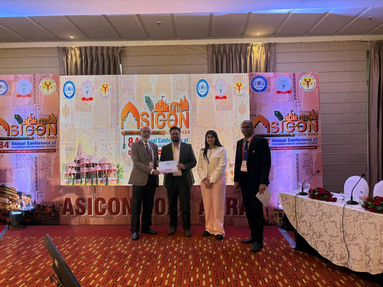 AIIMS Surgeon Dr. Abhinav Kumar Honored with ASICON Award for Excellence in Surgery